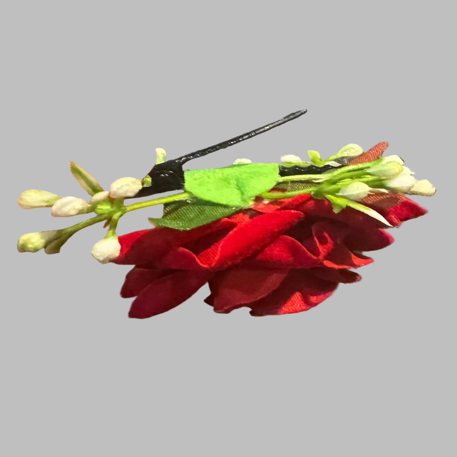 Red flower accessory