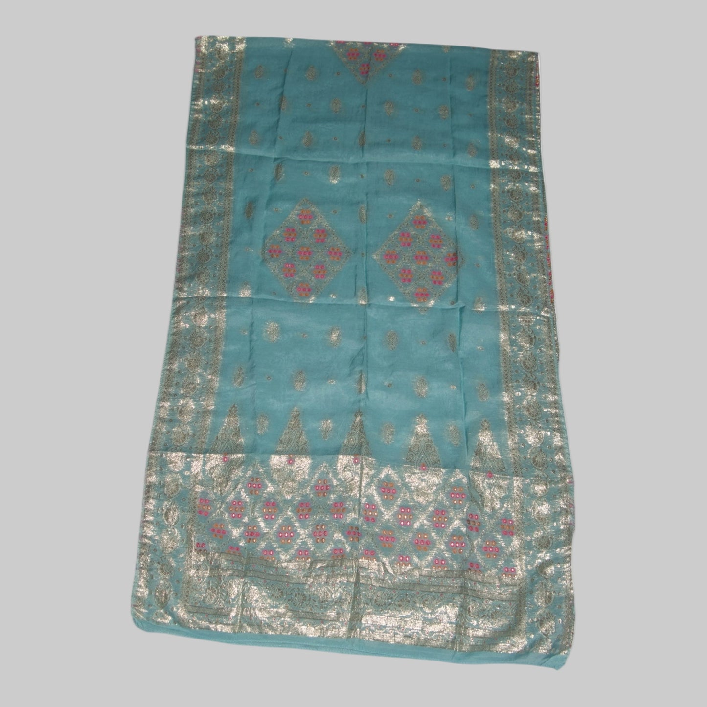 Women's Elegant Straight Kurta Set With Banarasi Dupatta