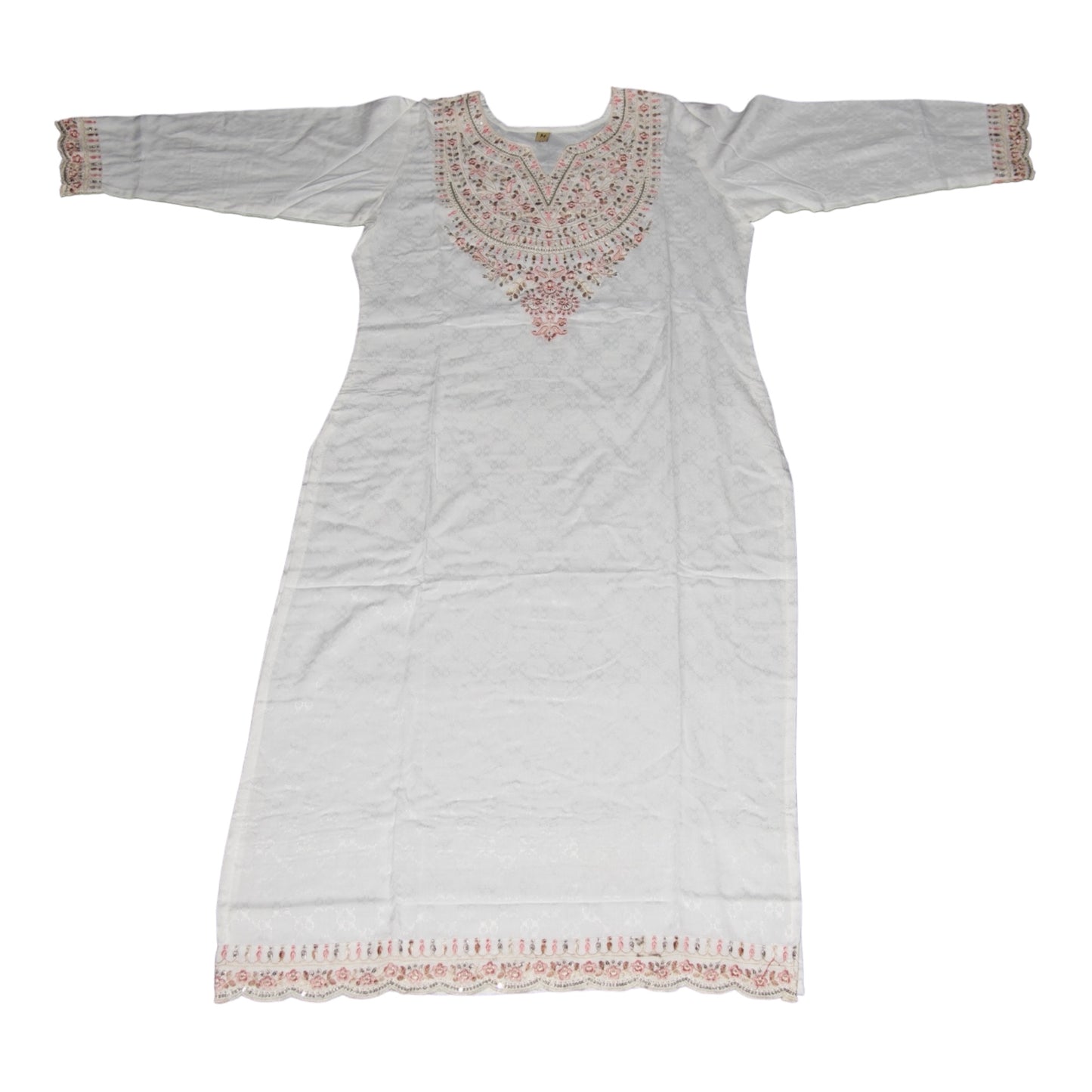 Women's Elegant Straight Kurta Set With Banarasi Dupatta