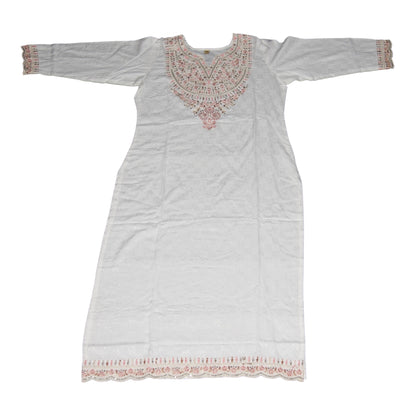 Women's Elegant Straight Kurta Set With Banarasi Dupatta