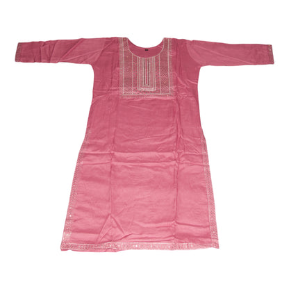 Women's Straight Kurta Suruwal Dupatta Set