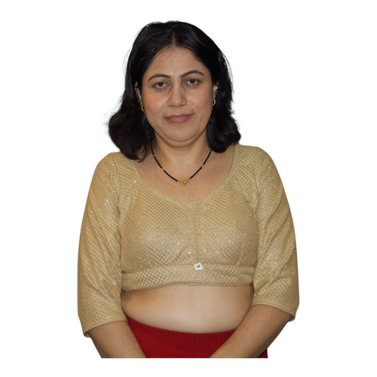 Women's Designer Blouse for All Seasons Elegant & Modern Style with Subtle Shimmer and Comfort